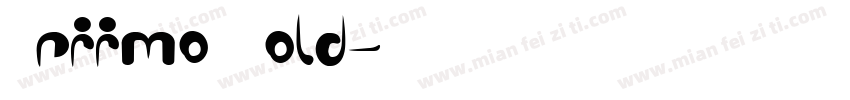 Ariimo Bold字体转换